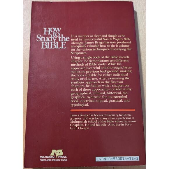 🧨How to Study the Bible by James Braga - Picture 2 of 2